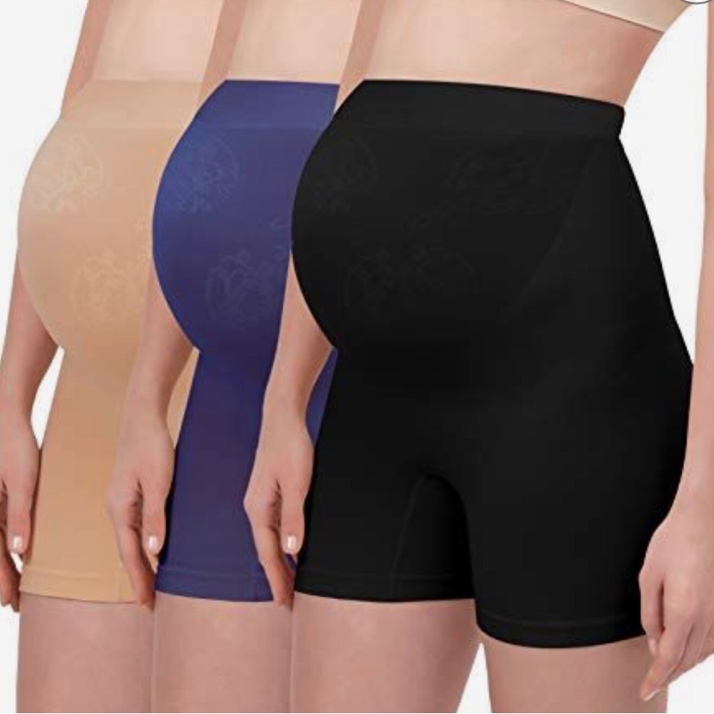 Angelhood Maternity Nylon/Spandex Thigh High Shapewear Size M Pack/3. NEW
